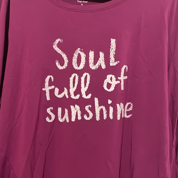 AruBody Cozy Knit Message Suing
Top
Raspberry Size 1X - Picture 3 of 3